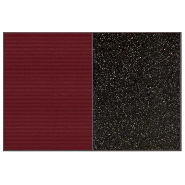 Sliding Door Indoor Enclosed Corkboard, 9